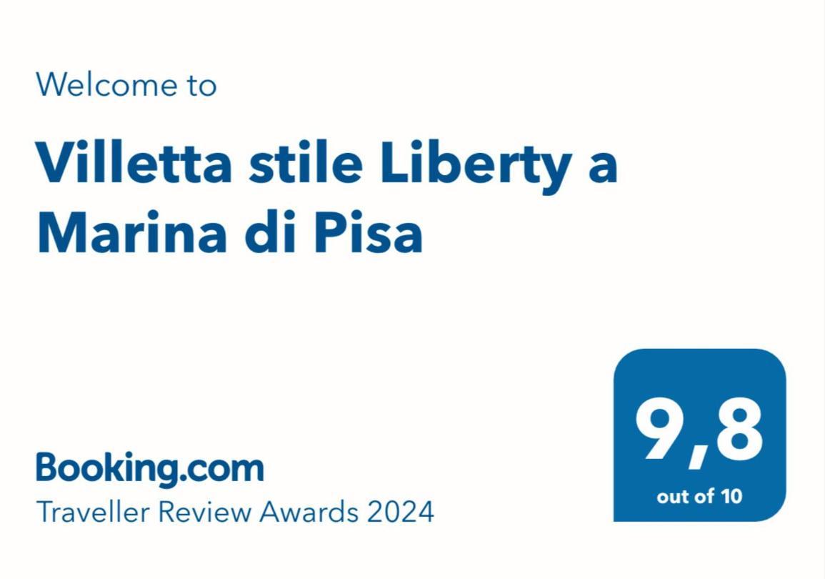 Villetta stile Liberty a Marina di Pisa Esterno foto